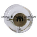 Transparent safety Door Lock Core (Semicircle Key)